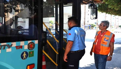 Halk otobüslerinde klima denetimleri sürüyor