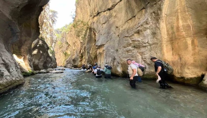 Hançer ve Hapis Kanyonuna ziyaretçi akını