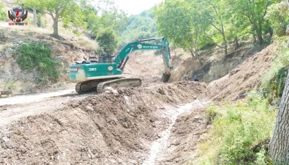 Hatay'da 2 yıl sonra doğal kaynak suyu yeniden akmaya başladı