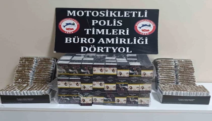 Hatayda gümrük kaçağı sigara operasyonu