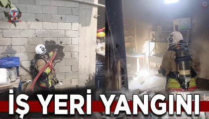 Hatay'da İş Yerinde Yangın: Hızlı Müdahale Can Kaybını Önledi