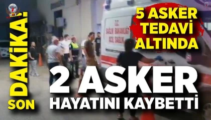 Hatayda yüksek ateş şüphesiyle hastaneye kaldırılan 2 asker hayatını kaybetti