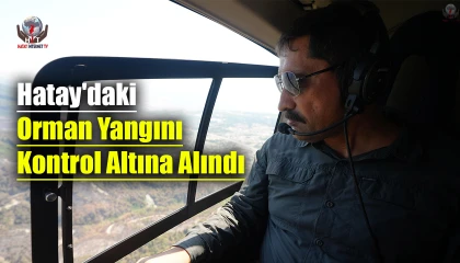 Hatay'daki orman yangını kontrol altına alındı