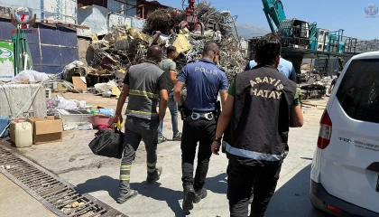 İskenderun'da hurdacılar denetlendi