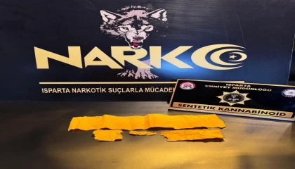 Ispartada uyuşturucu operasyonunda 2 kişi yakalandı