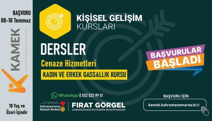 Kahramanmaraşta gassallık eğitimi başlıyor