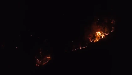 Kozandaki yangın kontrol altına alındı: 2si ev 3 yapı zarar gördü