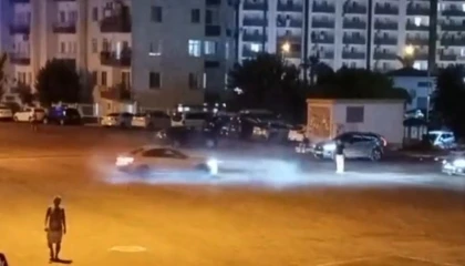 Mersinde drift atan sürücüye 46 bin TL ceza