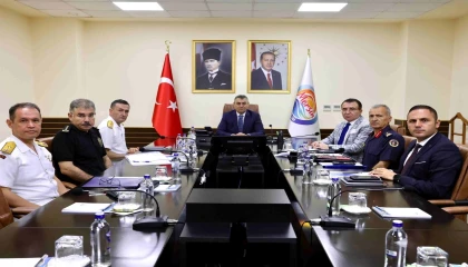 Mersinde Güvenlik ve Asayiş Değerlendirme Toplantısı yapıldı