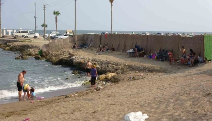 Mersinde halkın plajı halka yasaklandı