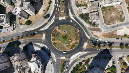 Mersinde kavşak düzenlemesiyle trafik rahatlatılıyor