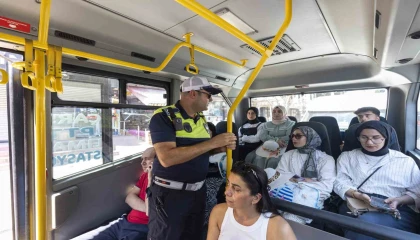 Mersinde toplu taşıma araçlarında klima denetimi