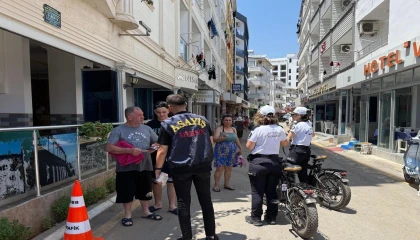 Mersinde turizm bölgelerinde asayiş denetimi