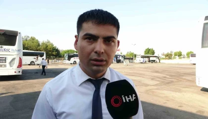 Muavinin cesurca hamlesi kazayı önledi, genç muavin o anları anlattı