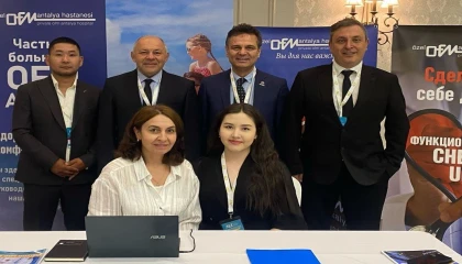 OFM Hastanesi, Kazakistandaki sağlık fuarında Türkiyeyi temsil etti