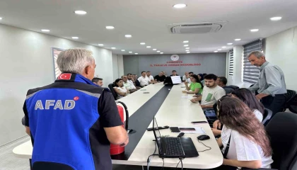Osmaniye İl Tarım ve Orman Müdürlüğü personeline yangın eğitimi verildi