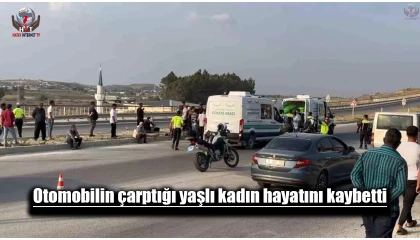 Otomobilin çarptığı yaşlı kadın hayatını kaybetti