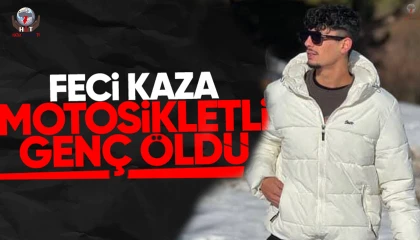 Otomobille çarpışan motosikletli genç hayatını kaybetti