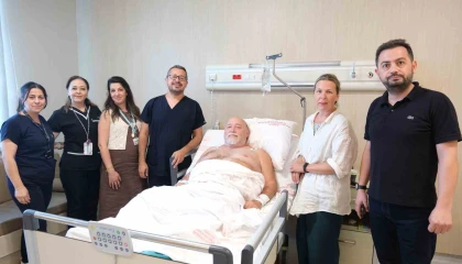 Rus hasta Mersin Şehir Hastanesinde sağlığına kavuştu