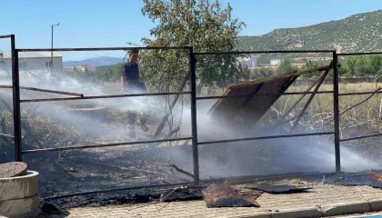 SDÜ Orman Fakültesi yakınlarında yangın korkuttu