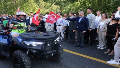 Serinyol-Madenli yolunun açılışına motosiklet korteji renk kattı