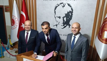 Silifkede hakim ve savcılara yönelik lojman projesi için sözleşme imzalandı