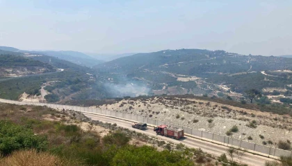 Suriye sınırında yangın teyakkuzu