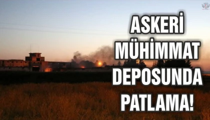 Suriyede mühimmat deposunda yaşanan patlama Hatayda hissedildi