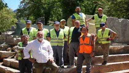 Termessosta tarih gün yüzüne çıkıyor: Antik kentte ilk kazı başladı