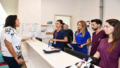 Yeni atanan başhekim ilk saha çalışmasını gerçekleştirdi