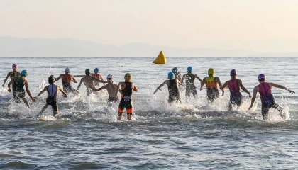 24. Eğirdir Triatlonu Türkiye Kupası Yarışlarının ilk günü tamamlandı