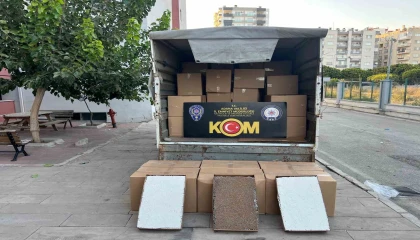 Adanada 6 milyonluk kaçak doldurulmuş sigara ele geçirildi