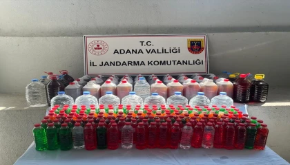 Adanada yarım ton kaçak alkol ele geçirildi: 3 gözaltı