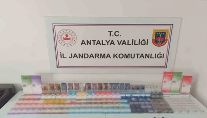 Alanyada kaçak sigara operasyonu