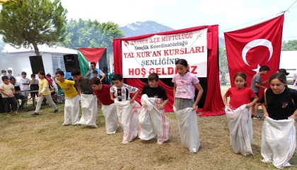 Anamurda Yaz Kuran Kursları şenlikle sona erdi