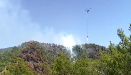 Anamurdaki orman yangını kontrol altına alındı