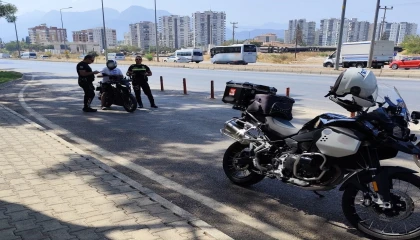 Antalyada motosikletlere sıkı denetim: 33 araç trafikten men edildi