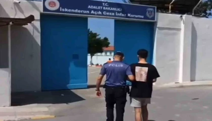 Arsuzda 7 ay 15 gün hapis cezasıyla aranan şahıs yakalandı