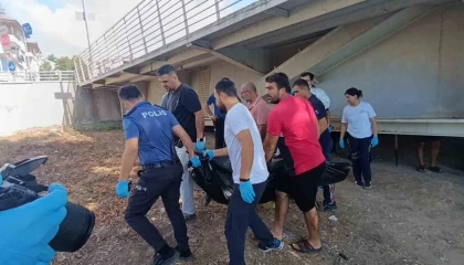 Balık avlamak için geldiği ırmakta ceset buldu