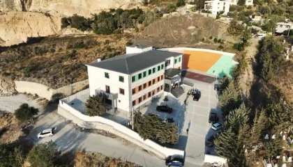 Defnede yapımı tamamlanan Dursunlu Gazi İlkokulu/Ortaokulu eğitim dönemine hazır