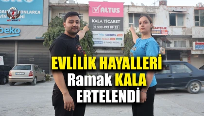Depremzede çiftin evlilik hayali beyaz eşya bayinin kepenk kapatarak sırra kadem basmasıyla ertelendi