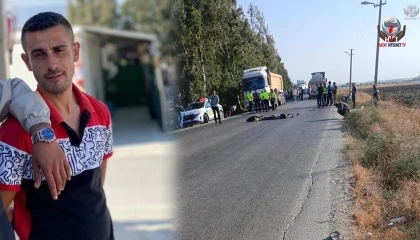 Genç motosiklet sürücüsü kazada hayatını kaybetti