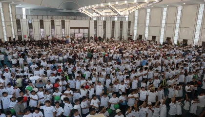 Hatayda 1500 kuran kursu öğrencisi camide buluştu