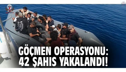 Hatay'da 42 Kaçak Göçmen Yakalandı