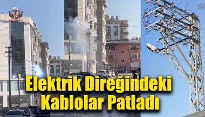 Hatayda aşırı sıcaklarla birlikte elektrik hattında art arda patlamalar yaşandı