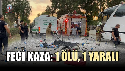 Hatayda feci kaza: 1 ölü, 1 yaralı