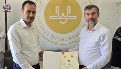 Hatay'da müftülük personeline başarı belgesi verildi