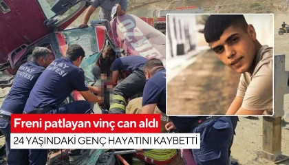 Hatay'da vinç kazasında 24 yaşındaki genç hayatını kaybetti