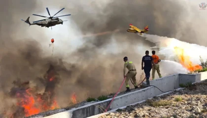 Hatayda yangınla mücadele 14. saatte devam ediyor