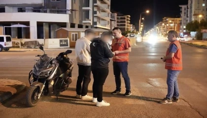 Ispartada gece denetiminde 11 araca ceza kesildi